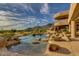 Inviting pool and spa with mountain views at 12308 N 119Th St, Scottsdale, AZ 85259