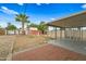 Backyard patio area with covered structure at 1312 E Colter St, Phoenix, AZ 85014