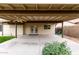 Covered patio with ceiling fans, perfect for outdoor relaxation at 13292 W Statler St, Surprise, AZ 85374