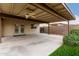 Covered patio with ceiling fans, perfect for outdoor relaxation at 13292 W Statler St, Surprise, AZ 85374