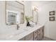 Modern bathroom with double vanity and large mirrors at 14402 N 45Th St, Phoenix, AZ 85032