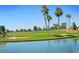 Golf course with water features and palm trees at 1621 E Firestone Dr, Chandler, AZ 85249