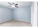 Cozy bedroom featuring soft carpet, a ceiling fan, and neutral walls, ideal for restful nights and peaceful mornings at 200 E Southern Ave # 118, Tempe, AZ 85282