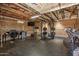 Well-equipped home gym in a converted garage at 2218 N 8Th St, Phoenix, AZ 85006