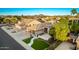 Single-story home with a landscaped yard and mountain views at 22331 N 80Th Ave, Peoria, AZ 85383