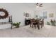 Bright dining area with wooden table and decorative accents at 2891 N Westridge Ln, Casa Grande, AZ 85122