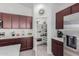 Well-organized kitchen pantry with ample shelving for storage at 2891 N Westridge Ln, Casa Grande, AZ 85122