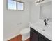 Clean bathroom, featuring a modern vanity and toilet at 2946 E Grove Cir, Mesa, AZ 85204