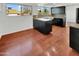 Modern kitchen with a large window and island at 2946 E Grove Cir, Mesa, AZ 85204