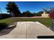 Large concrete patio area perfect for outdoor entertaining at 3146 S Stewart Cir, Mesa, AZ 85202