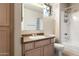 Clean bathroom with a tub, shower, and vanity at 3848 N 3Rd Ave # 1044, Phoenix, AZ 85013