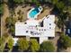 Overhead view of the home, showcasing its layout and pool at 3921 E San Miguel Ave, Paradise Valley, AZ 85253