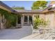 Inviting patio with seating area and cactus plants at 3921 E San Miguel Ave, Paradise Valley, AZ 85253