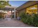 Inviting patio with pergola, fountain, and mountain views at 3921 E San Miguel Ave, Paradise Valley, AZ 85253