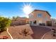 Large backyard with gravel and desert landscaping at 403 S 228Th Ln, Buckeye, AZ 85326