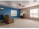 Bright loft with a ceiling fan, and plenty of natural light at 403 S 228Th Ln, Buckeye, AZ 85326