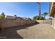 Large gravel backyard with block wall at 4149 W Park Ave, Chandler, AZ 85226