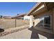 Backyard patio with sliding glass doors at 4149 W Park Ave, Chandler, AZ 85226