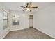 Bedroom with ceiling fan, window blinds, and closet at 4149 W Park Ave, Chandler, AZ 85226