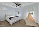 Bright bedroom with neutral decor and a teepee at 4643 E Montecito Ave, Phoenix, AZ 85018