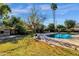 Inviting kidney shaped pool and patio at 537 W El Caminito Dr, Phoenix, AZ 85021