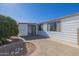 Patio area next to a sliding glass door at 5646 E Player Pl, Mesa, AZ 85215