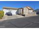 View of the home from the street, showing the side of the house at 650 N Hawes Rd # 4430, Mesa, AZ 85207