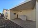 Covered patio with concrete flooring and exterior storage at 650 N Hawes Rd # 4430, Mesa, AZ 85207