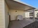 Covered patio with concrete flooring and room for a grill at 650 N Hawes Rd # 4430, Mesa, AZ 85207