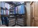 Large walk-in closet with ample shelving and hanging space at 7002 E Leisure Ln, Carefree, AZ 85377