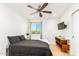 Cozy bedroom with a queen bed and wood dresser at 8631 E Jackrabbit Rd, Scottsdale, AZ 85250