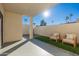 Private patio with artificial turf and seating at 8779 E Vía De Sereno --, Scottsdale, AZ 85258