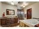 Elegant bathroom with soaking tub, walk-in shower, and double vanity at 8787 E Lost Gold Cir, Gold Canyon, AZ 85118