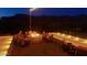 Outdoor firepit perfect for entertaining, with mountain views at 8787 E Lost Gold Cir, Gold Canyon, AZ 85118