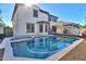 Refreshing pool with spa and a view of the house at 910 E Canyon Way, Chandler, AZ 85249