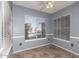 Small dining area with tile flooring and window views at 9233 E Lobo Ave, Mesa, AZ 85209