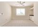 Bedroom with window, ceiling fan and built-in cabinetry at 3302 N 7Th St # 342, Phoenix, AZ 85014