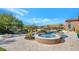 Resort-style backyard with pool, spa, and fire pit at 33504 N 87Th St, Scottsdale, AZ 85266