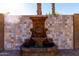 Ornate fountain with decorative tile backdrop at 3479 E Esplanade Ct, Gilbert, AZ 85297