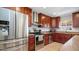 Updated kitchen, stainless steel appliances, wood cabinets at 3737 W Morrow Dr, Glendale, AZ 85308