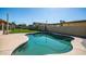 Inviting kidney-shaped swimming pool in the backyard at 3737 W Morrow Dr, Glendale, AZ 85308
