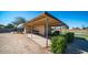 Covered workshop with gardening tools and equipment at 3737 W Morrow Dr, Glendale, AZ 85308