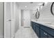 Elegant bathroom with double vanity and marble flooring at 4712 E Palo Verde Dr, Phoenix, AZ 85018