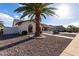 Single-story home with palm tree and gravel landscaping at 13907 W Terra Vista Dr, Sun City West, AZ 85375