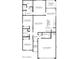 3-bedroom, 2-bathroom floor plan with 2-car garage at 1402 W Hess Ave, Coolidge, AZ 85128