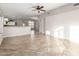 Open concept living area with a view of the kitchen at 1434 E Detroit St, Chandler, AZ 85225