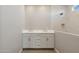 Bathroom with double vanity, shower, and marble tile at 21011 N 58Th Way, Phoenix, AZ 85054