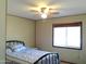 Bedroom with ceiling fan and large window at 211 W Kiser St, Superior, AZ 85173