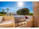 Built-in outdoor grill and prep station at 22808 N Los Gatos Dr, Sun City West, AZ 85375