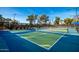 Enjoy pickleball on this well-lit court at 22808 N Los Gatos Dr, Sun City West, AZ 85375